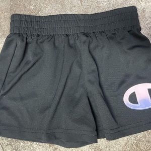 Champion girls black athletic shorts